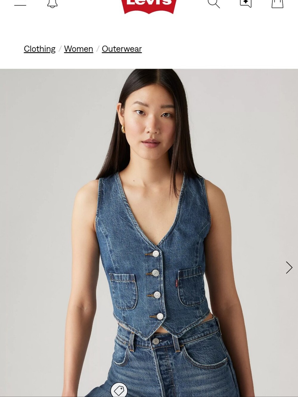 Levi's Denim Vest